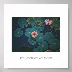 Stevige roze Planten Poster van Lily Flowers