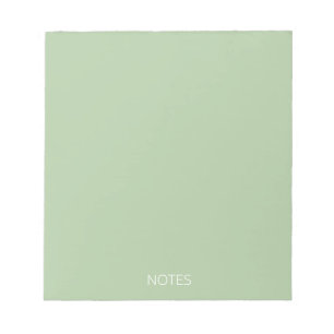 stevige saliegroene natuurlijke minimalistische notitieblok