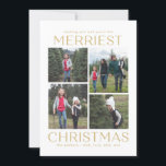 Stevige Schoon Collage Bewerkbare Kleur Kerstkaart<br><div class="desc">Vier het seizoen met deze moderne en stijlvolle kaart van Berry Berry Sweet. Bezoek berryberrysweet.com voor stijlvolle briefpapier en gepersonaliseerde cadeaus!</div>