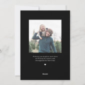 Stevige Schoon Collage Bewerkbare Kleur Kerstkaart (Achterkant)