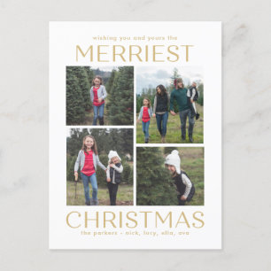 Stevige Schoone Collage Kerst Ansichtkaart Feestdagenkaart