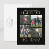 Stevige Schoone Collage Vakantie Ansichtkaart Feestdagenkaart (Voorkant / Achterkant)