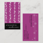 Stevige Stippen van Fuschia en Visitekaartjes van  (Voorkant / Achterkant)