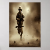 Stevige stof | AI Art Poster (Voorkant)