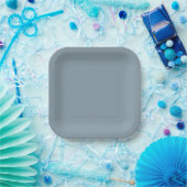 Stevige Stof Blauw Papieren Bord (Feest)