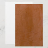 Stevige Tangerine Briefpapier (Voorkant / Achterkant)