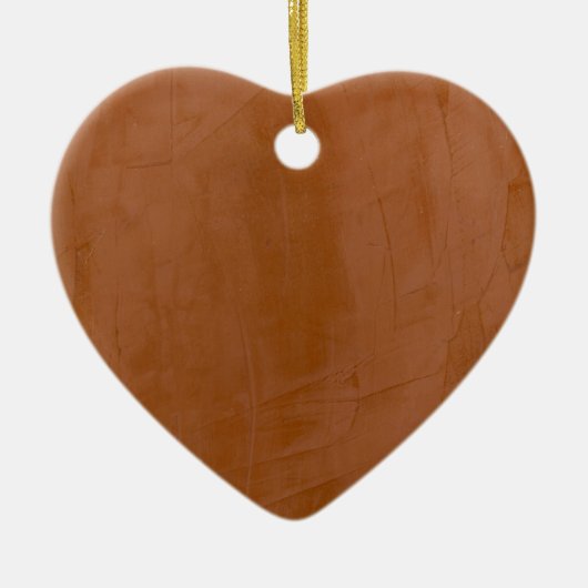 Stevige Tangerine Keramisch Ornament (Voorkant)