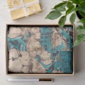 Stevige  textuur botanische ontvlechting tissuepapier (Geschenk)