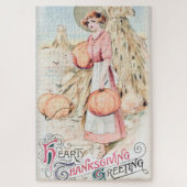  stevige Thanksgiving Wenskaart Legpuzzel (Verticaal)