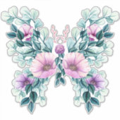 Stevige vlinder voor Floral Design Sticker (Voorkant)