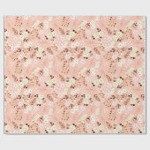Stevige Waterverf flessenpatroon in Blush Cadeaupapier (Vlak)