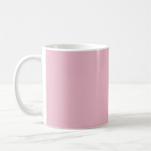 Stevige zachte blos roze mok (Links)