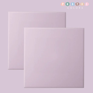 Stevige Zachte Licht Pastel Paars Witte Kleur Tegeltje