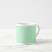 Stevige Zachte Mintgroene Espressokop Espresso Kop (Voorkant rechts)