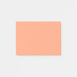Stevige zalmroze kleur achtergrond aanpasbaar post-it® notes