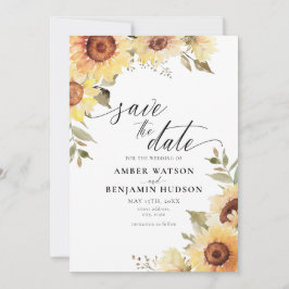 Stevige zonnebloemen botanische flora sparen de da kaart