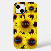 Stevige zonnebloemen Case-Mate iPhone case (Achterkant)