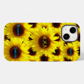 Stevige zonnebloemen Case-Mate iPhone case (Achterkant (horizontaal))