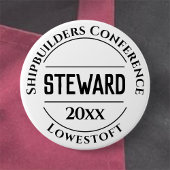 Steward Badge Button