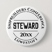 Steward Badge Button (Voorkant)