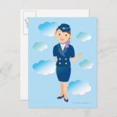 Steward Briefkaart (Voorkant / Achterkant)