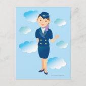 Steward Briefkaart (Voorkant)