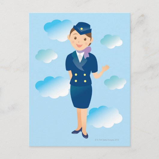 Steward Briefkaart (Voorkant)