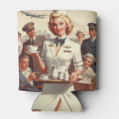  steward pin-up blikjeskoeler (Achterkant)