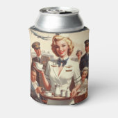  steward pin-up blikjeskoeler (Blikje Achterkant)