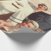  steward pin-up cadeaupapier (Hoek)