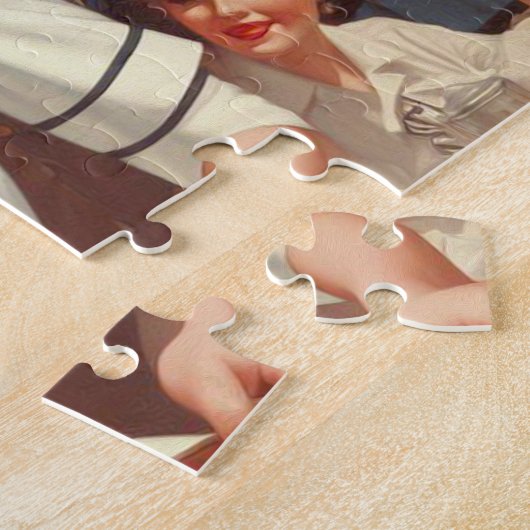  steward pin-up legpuzzel (Zijkant)