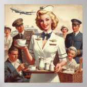 steward pin-up poster (Voorkant)