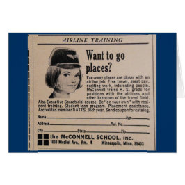 Stewardess Advertisement