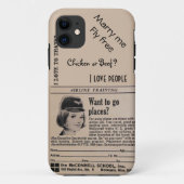 stewardess Airline Attendant Case-Mate iPhone Case (Achterkant)