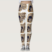 Stewardess-reclame voor bemanningsleden Leggings (Voorkant)