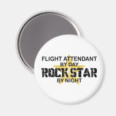 Stewardess Rock Star Magneet (Voorkant / Achterkant)