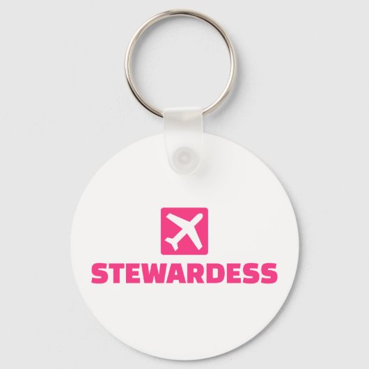 Stewardess Sleutelhanger (Voorkant)