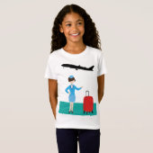 Stewardess T-shirt (Voorkant volledig)