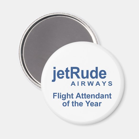 Stewardess van het Jaar Magneet (Voorkant / Achterkant)
