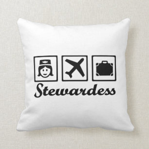 Stewardess-vliegtuig Kussen