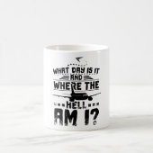 Stewardess wat dag is het koffiemok (Center)