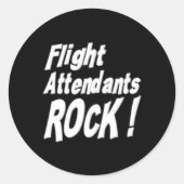 Stewardessen Rock! Sticker (Voorkant)
