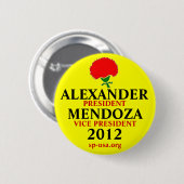Stewart Alexander 2012 Ronde Button 5,7 Cm (Voorkant /achterkant)