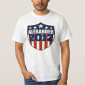 Stewart Alexander President in 2012 T-shirt (Voorkant)