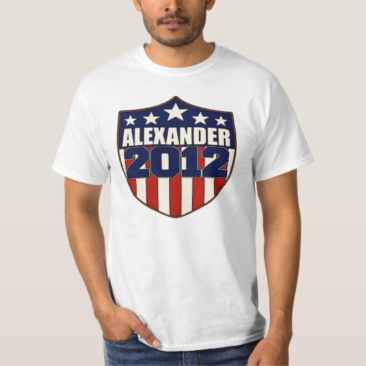 Stewart Alexander President in 2012 T-shirt (Voorkant)