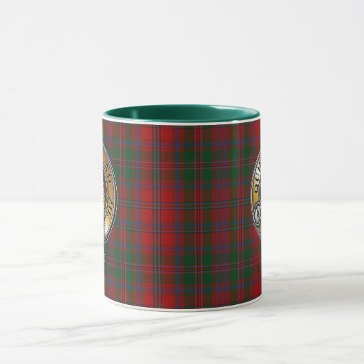Stewart Appin Tartan & Badge Mok (Midden)