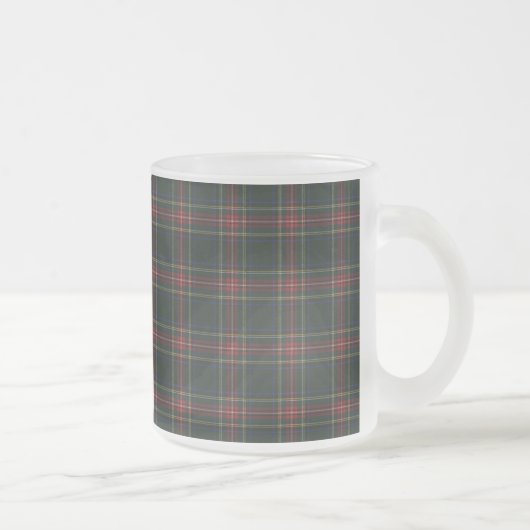 Stewart Black Clan Tartan Matglas Koffiemok (Rechts)