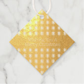 Stewart Black Modern Original Scottish Tartan Bedankjes Labels (Voorkant)