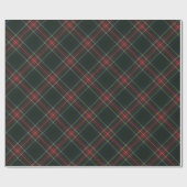 Stewart Black Modern Original Scottish Tartan Cadeaupapier (Vlak)