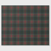 Stewart Black Modern Original Scottish Tartan Cadeaupapier (Vlak)